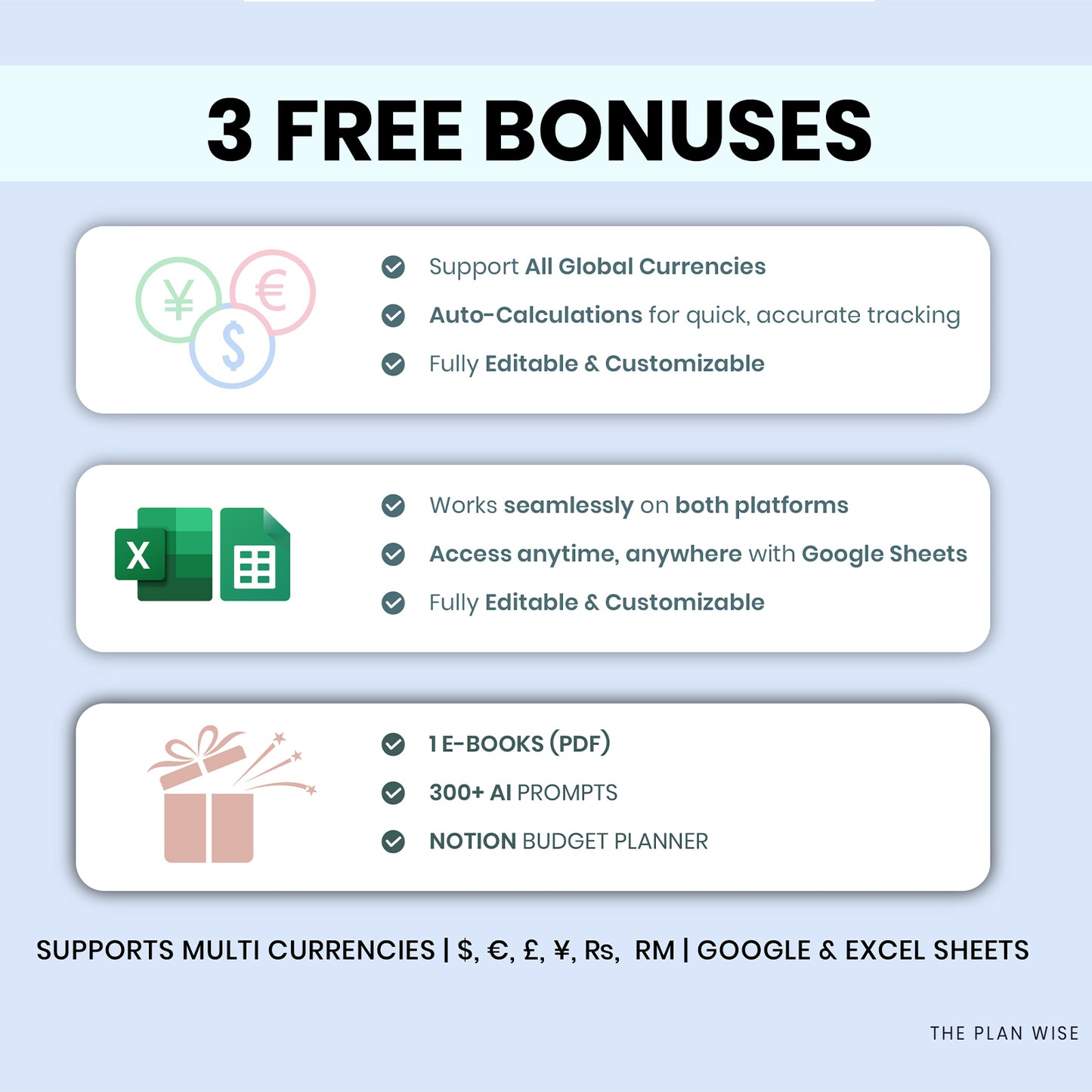 Complete Finance Dashboard and Annual Budget System for Google Sheets & Excel Template