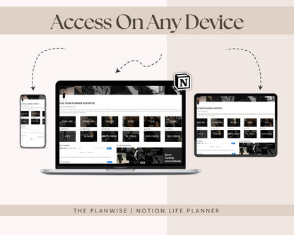 12 Week Year Planner 2026 Notion Template Life Planner Notion Dashboard Second Brain Digital Planner