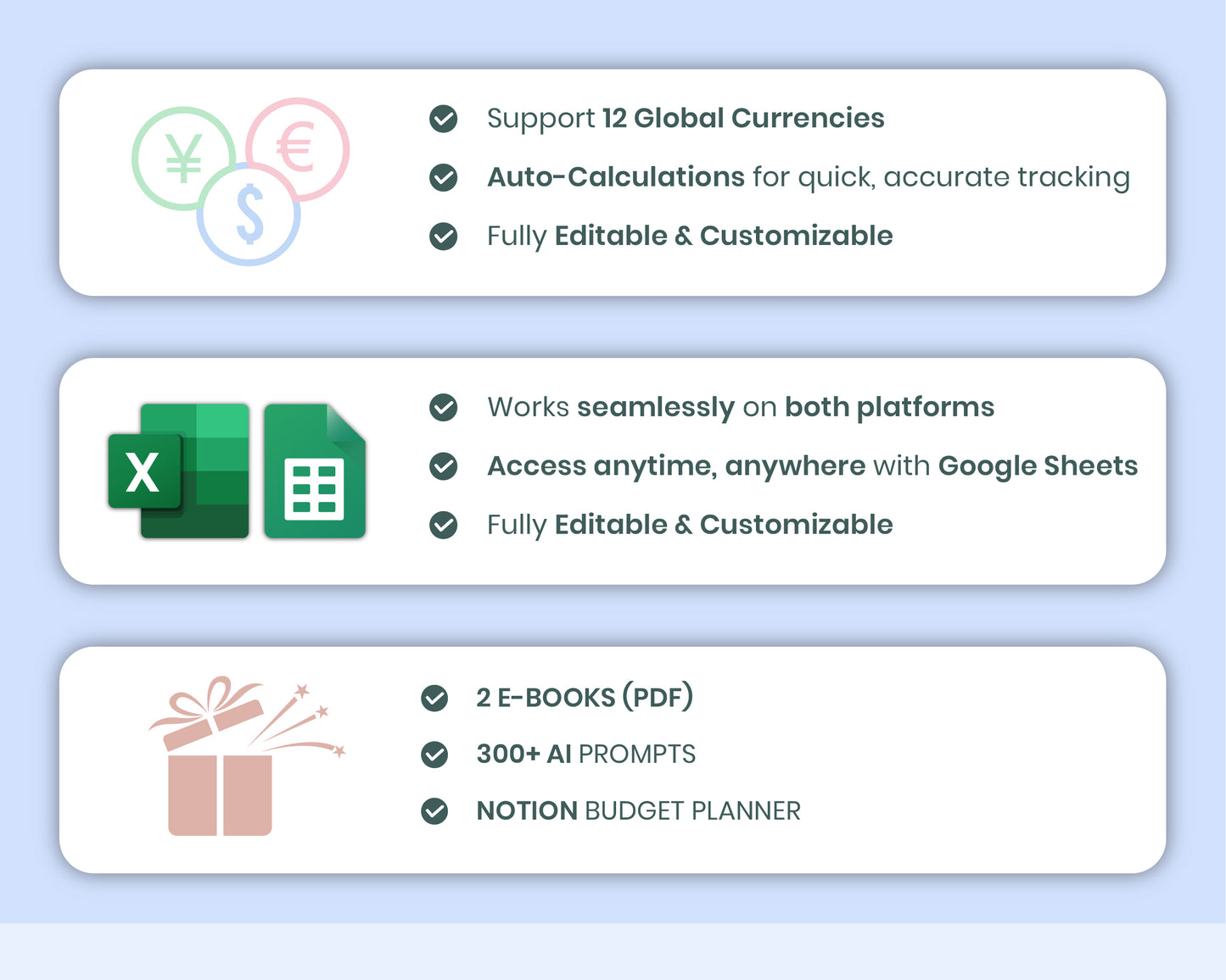 Ultimate Personal Finance Spreadsheet Monthly Personal Budget Paycheck 2026 Bill Calendar Net Worth Tracker For Google Sheets Template