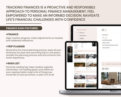 Ultimate Notion Life Planner, Notion Template,   Aesthetic Notion Planner, All-in-One Notion Planner, Notion Finance