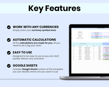 Inventory Tracker Spreadsheet: Inventory Log, Management, Checklist For Google Sheets Template