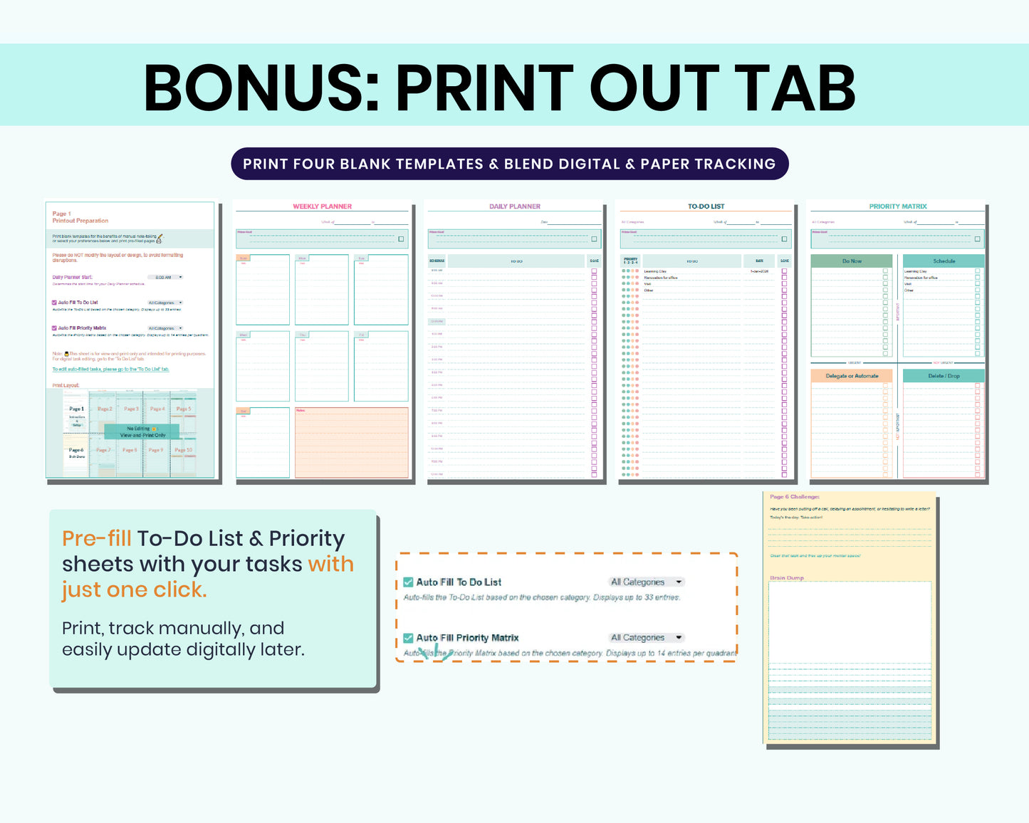 Task Tracker and To-Do List Spreadsheet for Google Sheets, Recurring Tasks, Daily Habit Tracker