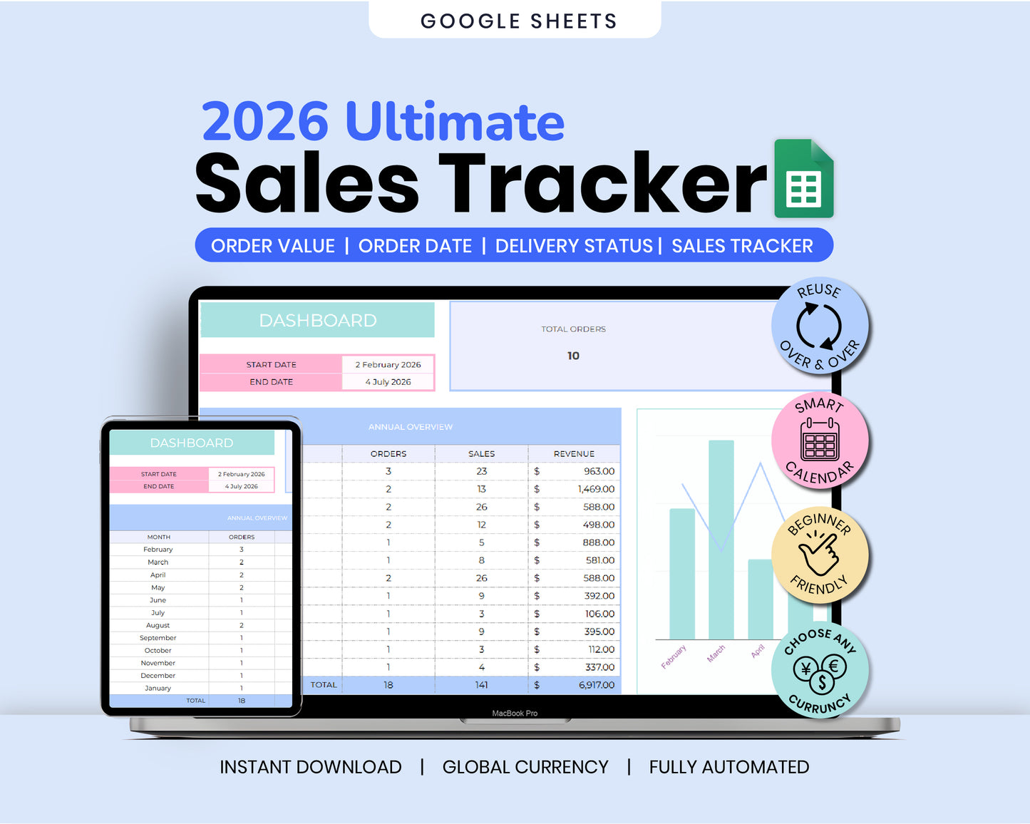 50+ Spreadsheet Templates PLR/MMR Bundle | Resell Rights | Google Sheets & Excel | Done-For-You Digital Business