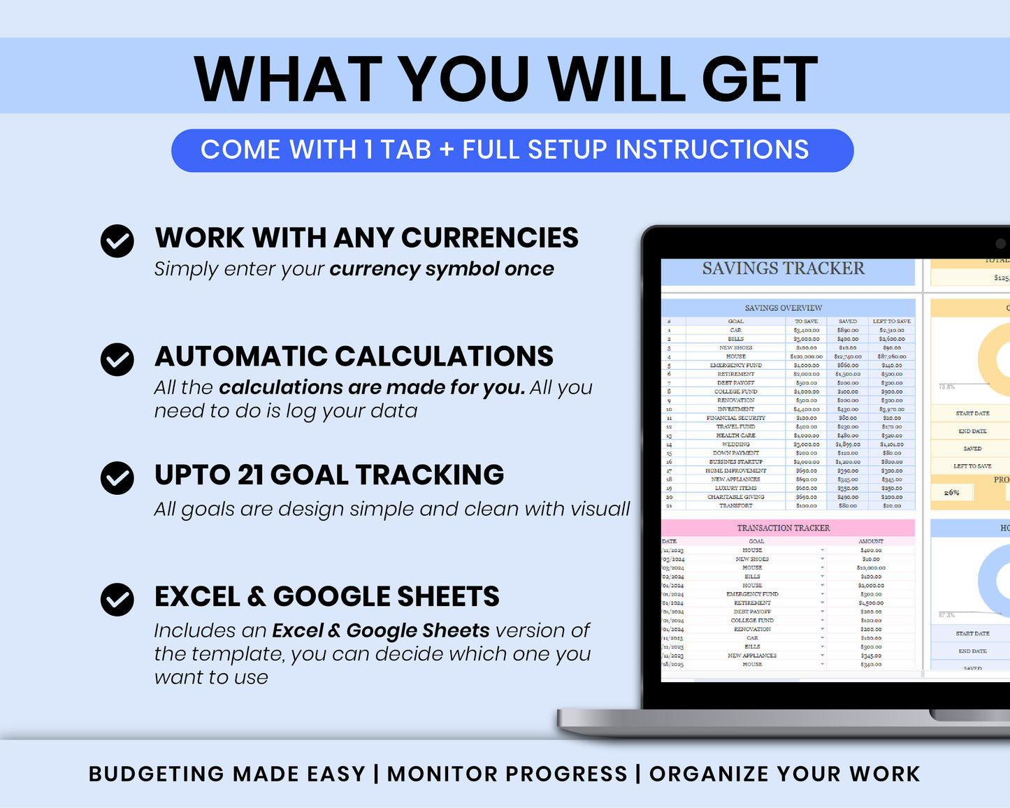 2026 ADHD Life Planner Ultimate Bundle (4-in-1 Spreadsheets)