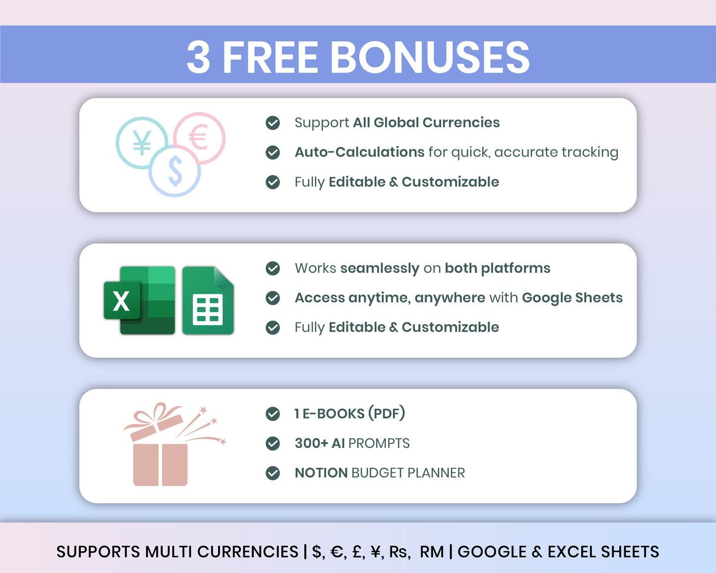 2026 ADHD Life Planner Ultimate Bundle (4-in-1 Spreadsheets)
