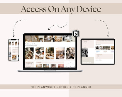 The Ultimate Notion Bundle | 15 PLR/MRR Notion Templates | Student, Fitness & Life Planner | Done-For-You | Commercial Use License