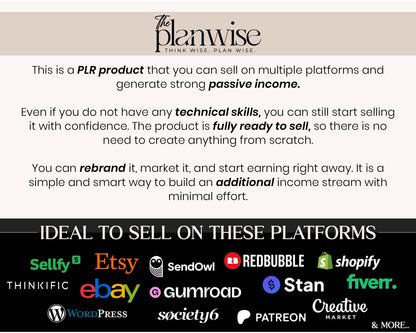 The Ultimate Notion Bundle | 15 PLR/MRR Notion Templates | Student, Fitness & Life Planner | Done-For-You | Commercial Use License