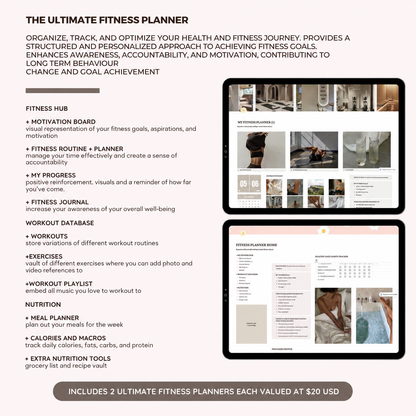 The Ultimate Notion Bundle | 15 PLR/MRR Notion Templates | Student, Fitness & Life Planner | Done-For-You | Commercial Use License