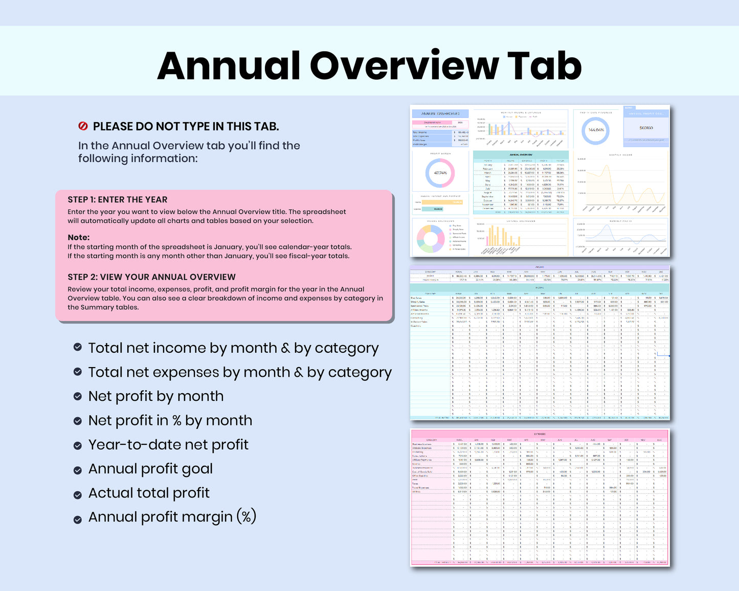 Ultimate Small Business Bookkeeping Spreadsheet Annual and Monthly Budget For Google Sheets Template