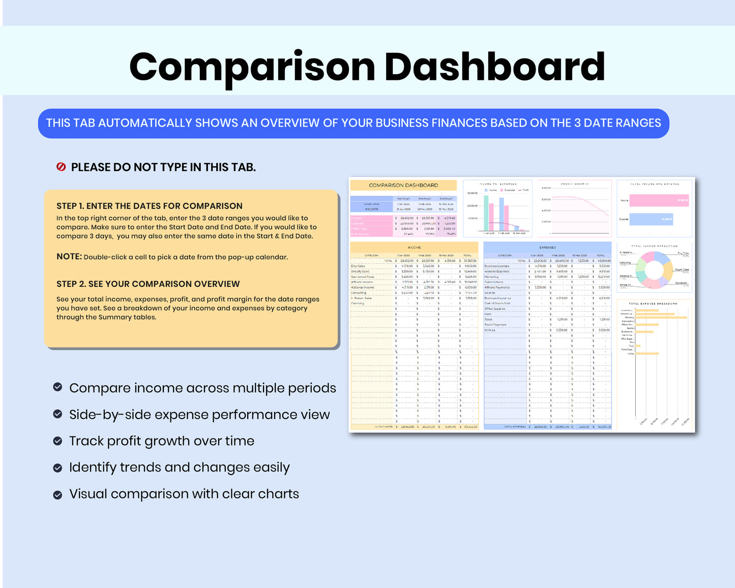 Ultimate Small Business Bookkeeping Spreadsheet Annual and Monthly Budget For Google Sheets Template