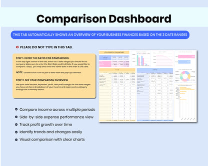 Ultimate Small Business Bookkeeping Spreadsheet Annual and Monthly Budget For Google Sheets Template