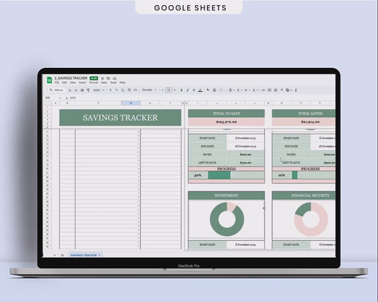 Small Business Bundle for Google Sheets, Paycheck Budget | Saving Tracker | Debt and Expense Tracker
